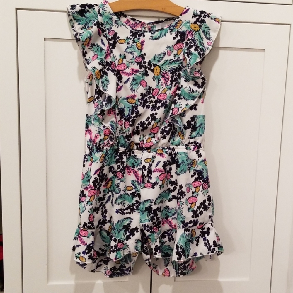 Girls Ruffle Romper Shorts Size 10 By JAPANA KIDS